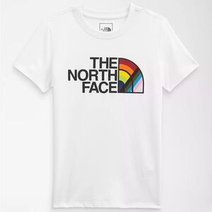 The North Face White and Rainbow Pride T-Shirt Men’s Large